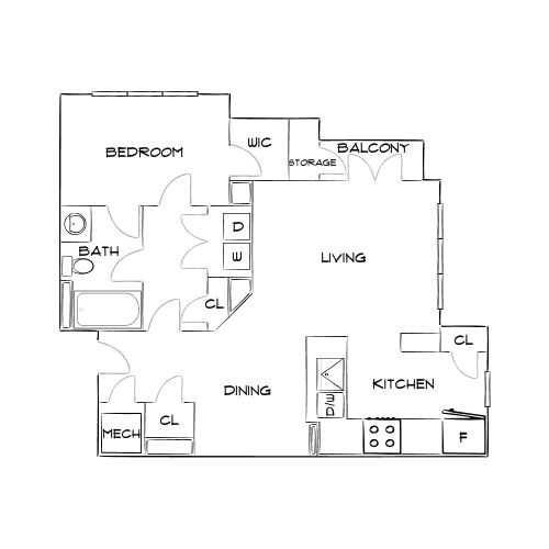 Design 1D floor plan