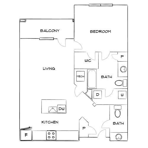 Design 1D floor plan