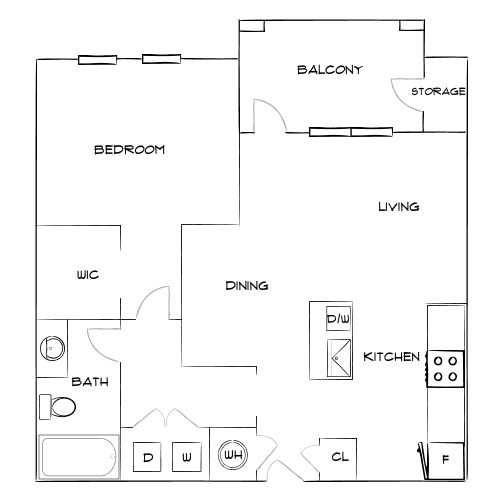 Design 1D floor plan