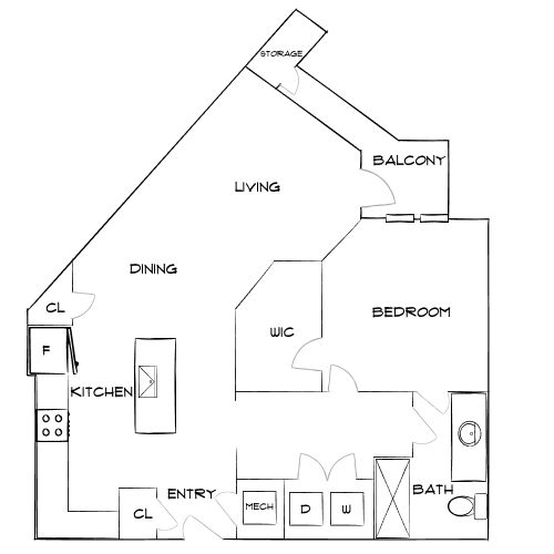 Design 1D floor plan