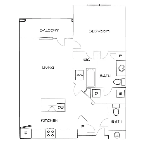 1760 Apartments - Lawrenceville, GA - Diagram