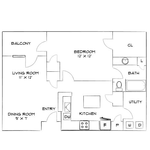 Design 1D floor plan