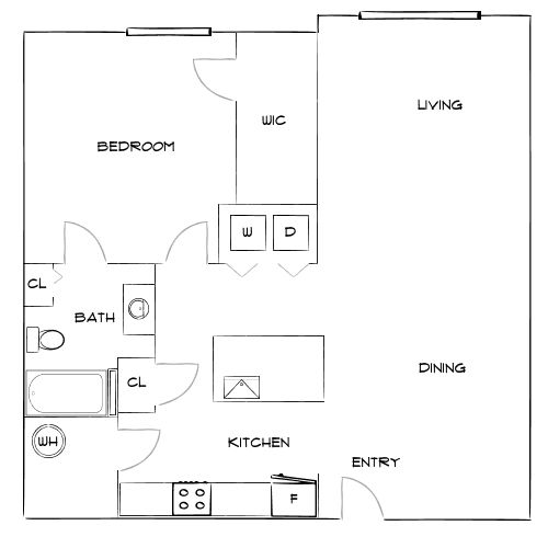 Design 1D floor plan