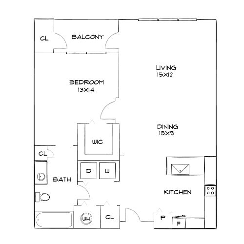 Design 1D floor plan