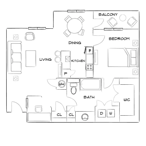 Village at Baldwin Park - Orlando, FL - Furnished Diagram