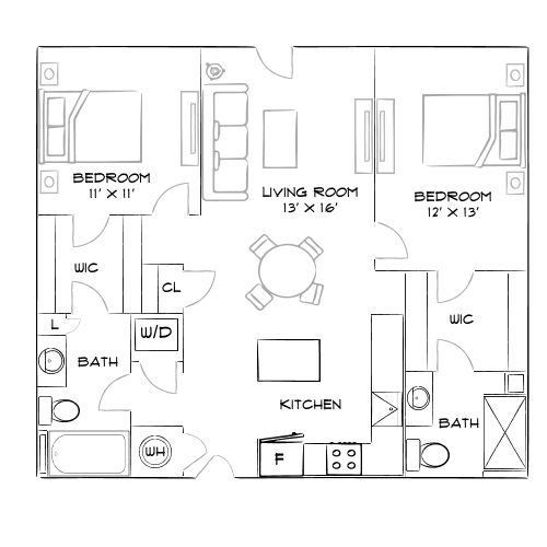 Park and Market - Raleigh, NC - Furnished Diagram