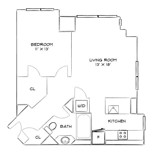 Elevate – Cambridge, MA – Floor Plan Diagram