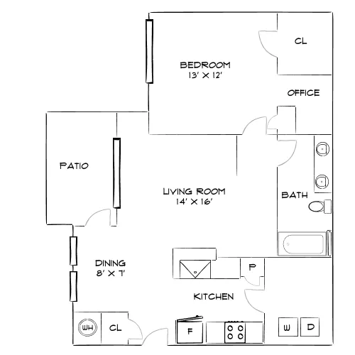 Crestview at Apex Apartments - Apex, NC - Diagram