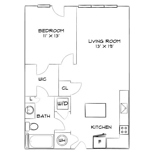 Design 1D floor plan