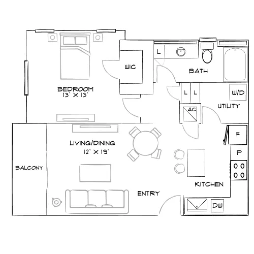 Oceanside Lantana - Lantana, FL - Furnished Diagram