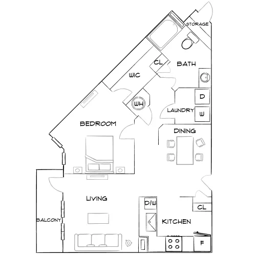 The Brooke - Atlanta, GA - Furnished Diagram