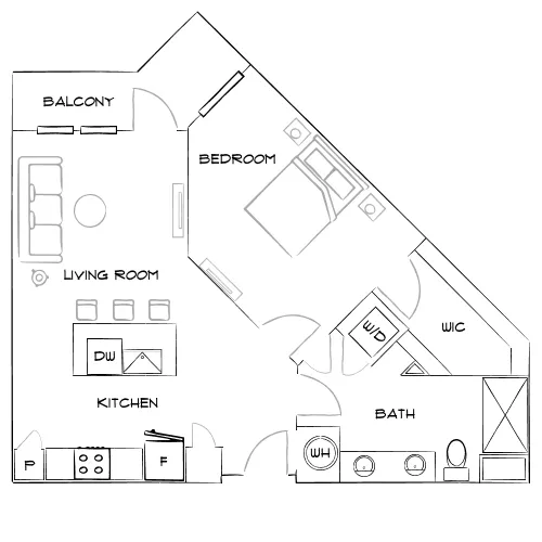 The Menlo - Jacksonville, FL - Furnished Diagram