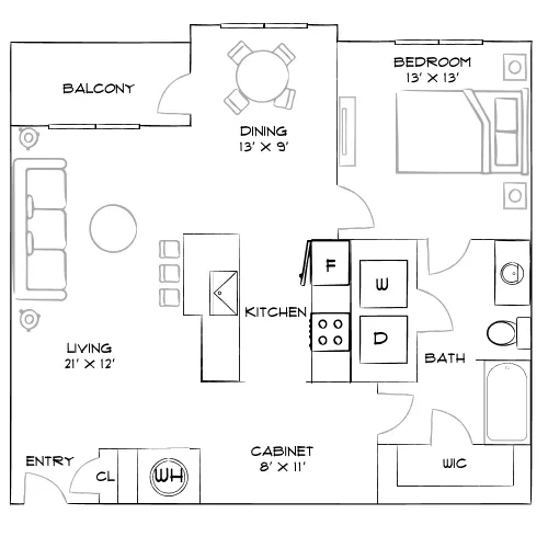 The Pearl Of Viera - Melbourne, FL - Furnished Diagram