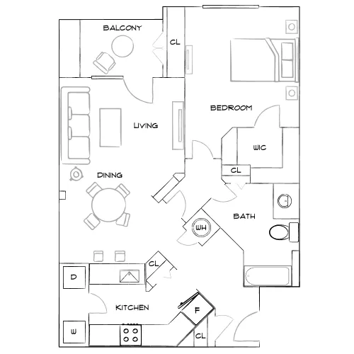 Verandahs of Brighton Bay - St. Petersburg, FL - Furnished Diagram