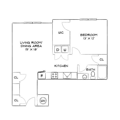 Design 1F floor plan
