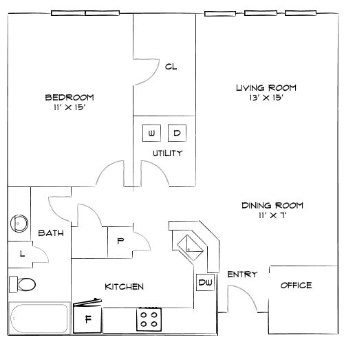 Design 1F floor plan