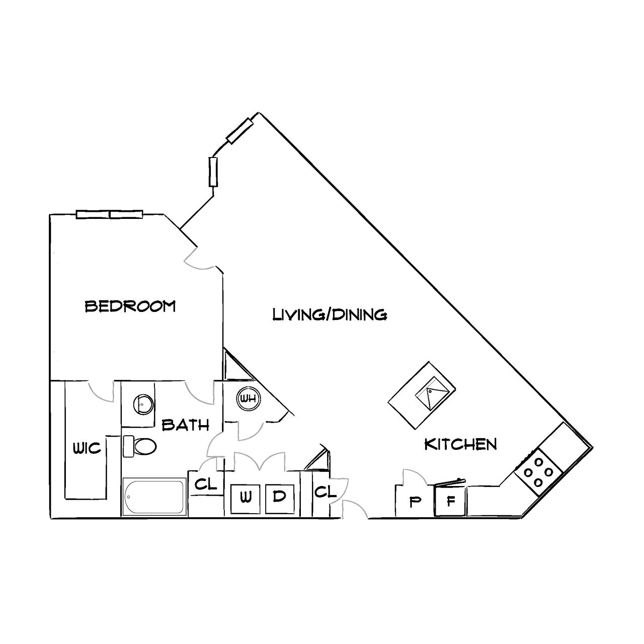 Design 1F floor plan