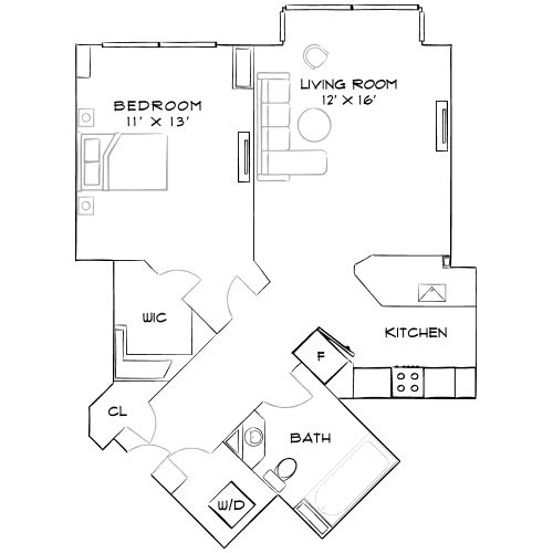 Elevate – Cambridge, MA – Floor Plan Diagram