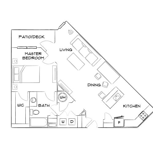 Brea Wendell Falls - Wendell, NC - Furnished Diagram