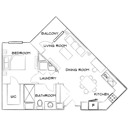 The Broadway - Oakland, CA - Furnished Diagram