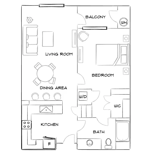 Mountain Trails - Las Vegas, NV - Furnished Diagram