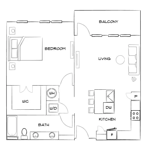 The Menlo - Jacksonville, FL - Furnished Diagram