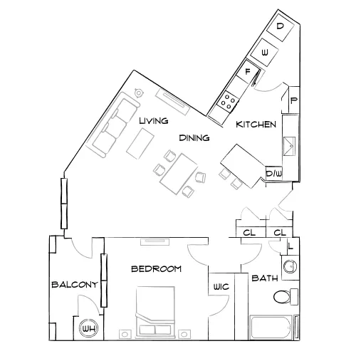 The Brooke - Atlanta, GA - Furnished Diagram