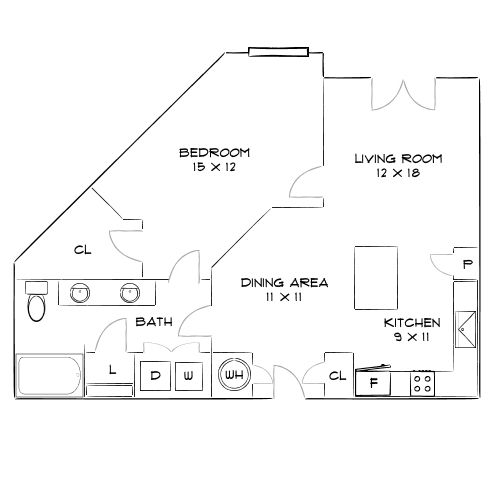 Design 1G floor plan