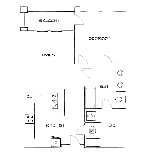 The Sawyer at One Bellevue Place - Nashville, TN - Diagram