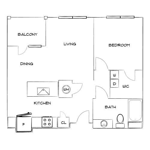 Design 1G floor plan