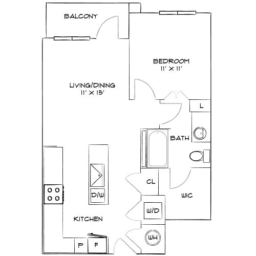 Design 1G floor plan