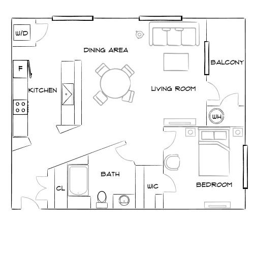 Mountain Gate - Las Vegas, NV - Furnished Diagram