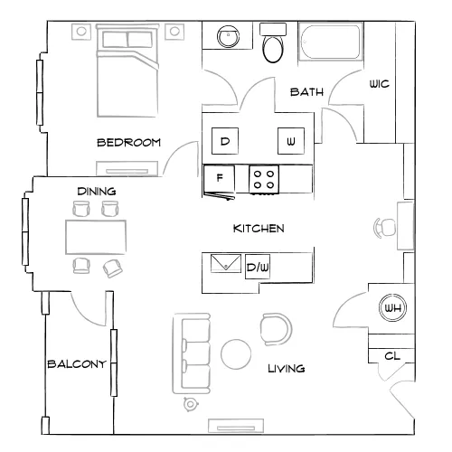 Botanic at Ingleside - North Charleston, SC - Furnished Diagram