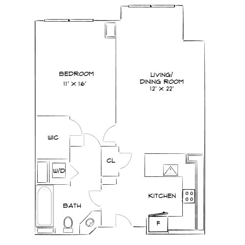 Elevate – Cambridge, MA – Floor Plan Diagram