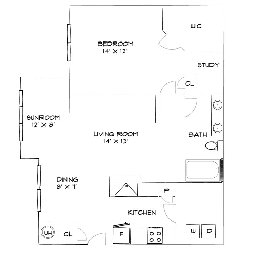 Crestview at Apex Apartments - Apex, NC - Diagram
