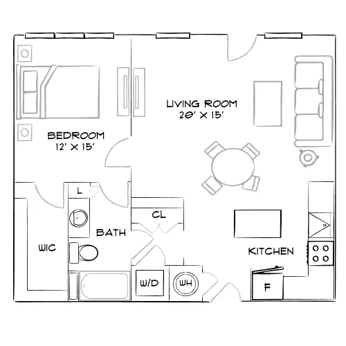 Park and Market - Raleigh, NC - Furnished Diagram