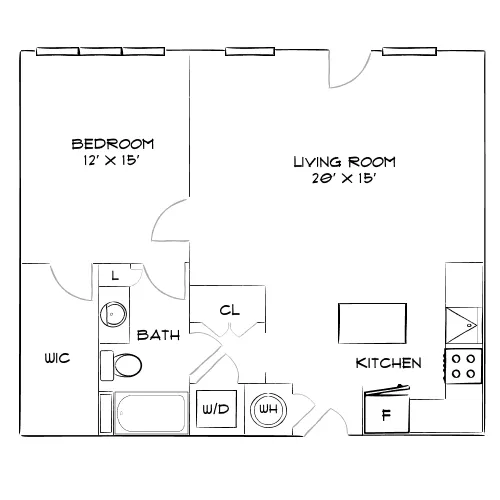Park and Market - Raleigh, NC - Diagram
