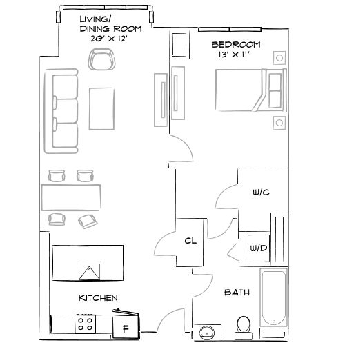 Elevate – Cambridge, MA – Floor Plan Diagram