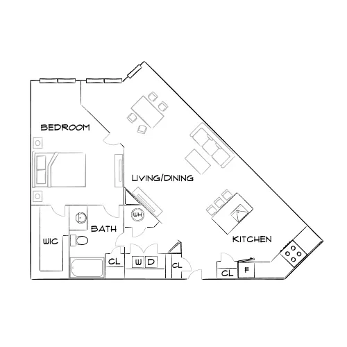 Solay Fort Worth - Fort Worth, TX - Furnished Diagram