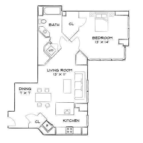 Elevate – Cambridge, MA – Floor Plan Diagram