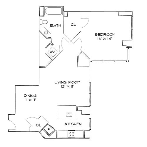 Elevate – Cambridge, MA – Floor Plan Diagram