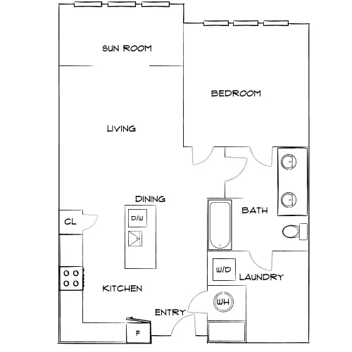 The Sawyer at One Bellevue Place - Nashville, TN - Diagram