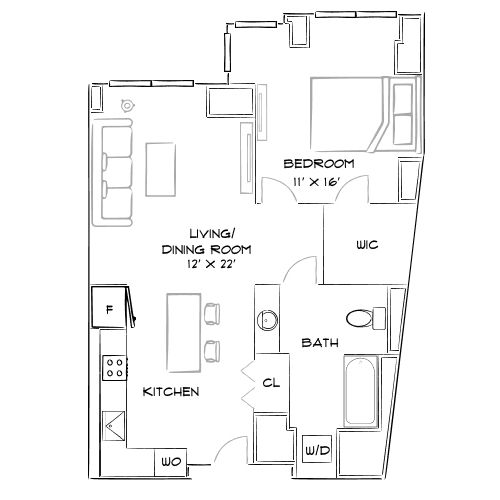 Elevate – Cambridge, MA – Floor Plan Diagram