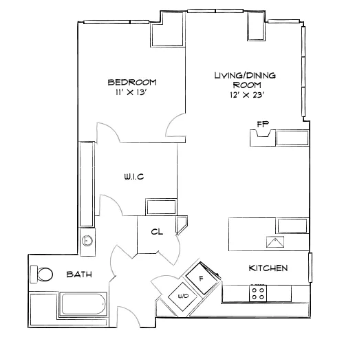 Elevate – Cambridge, MA – Floor Plan Diagram