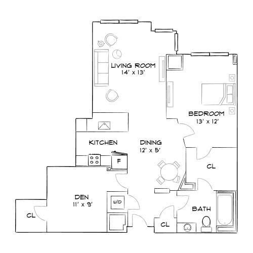 Elevate – Cambridge, MA – Floor Plan Diagram