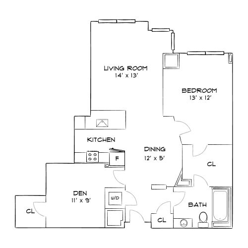 Elevate – Cambridge, MA – Floor Plan Diagram