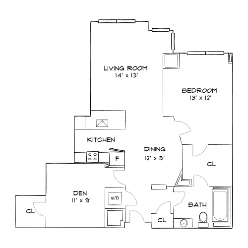 Elevate – Cambridge, MA – Floor Plan Diagram