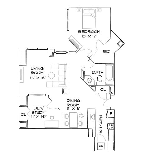 Elevate – Cambridge, MA – Floor Plan Diagram