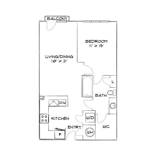 Design 1Y floor plan