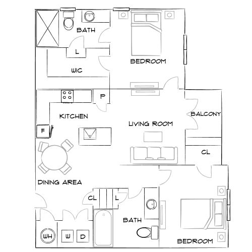 Treeline Timber Creek - Garner, NC - Diagram